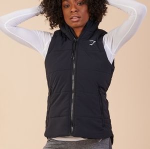 🖤🦈Gymshark puffer vest!!🦈🖤